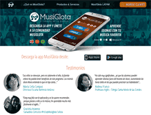 Tablet Screenshot of musiglota.com